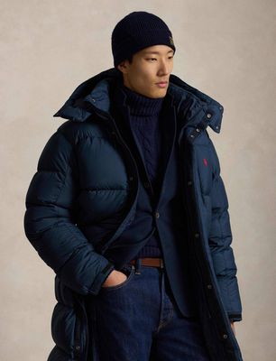 Płaszcz męski jesienny Polo Ralph Lauren ze sklepu: Gomez Fashion Store w kategorii: Płaszcze męskie - zdjęcie 874714-BD9-10338_PR265M000210DV9