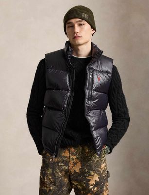 Kamizelka męska jesienna Polo Ralph Lauren ze sklepu: Gomez Fashion Store w kategorii: Kamizelki męskie - zdjęcie 874714-BD9-10338_PR265M000211FH1