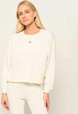 Bluza damska casual Hugo Bodywear ze sklepu: Gomez Fashion Store w kategorii: Bluzy damskie - zdjęcie 874714-BD9-10338_BZ265W000010101