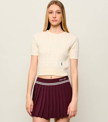 Sweter damski casual na lato Sporty&Rich ze sklepu: Gomez Fashion Store w kategorii: Swetry damskie - zdjęcie 874714-BD9-10338_TY262W000003006