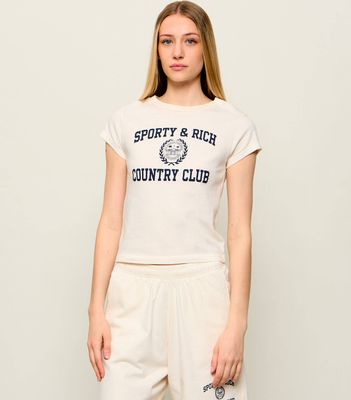 Bluzka damska Sporty&Rich ze sklepu: Gomez Fashion Store w kategorii: Bluzki damskie - zdjęcie 874714-BD9-10338_TY262W000012006