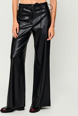 Spodnie damskie retro jesienne HUGO ze sklepu: Gomez Fashion Store w kategorii: Spodnie damskie
