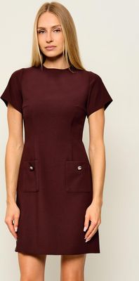 Sukienka dopasowana HUGO ze sklepu: Gomez Fashion Store w kategorii: Sukienki - zdjęcie 874714-BD9-10338_BU265W000024914
