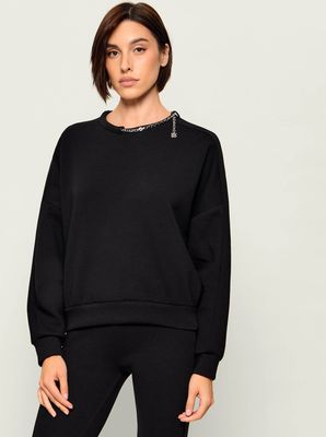Bluza damska casual HUGO ze sklepu: Gomez Fashion Store w kategorii: Bluzy damskie - zdjęcie 874714-BD9-10338_BU265W000046001