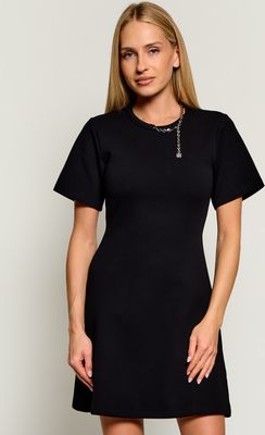 Sukienka casual wiosenna HUGO ze sklepu: Gomez Fashion Store w kategorii: Sukienki - zdjęcie 874714-BD9-10338_BU265W000048001