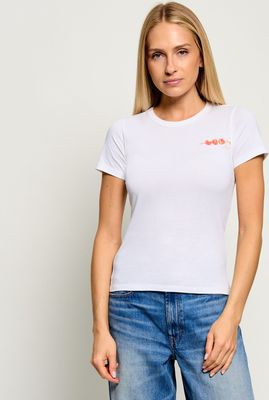 HUGO - Bluzka damska na wiosnę ze sklepu: Gomez Fashion Store w kategorii: Bluzki damskie - zdjęcie 874714-BD9-10338_BU265W000057100