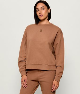 HUGO - Bluza damska jesienna casual ze sklepu: Gomez Fashion Store w kategorii: Bluzy damskie - zdjęcie 874714-BD9-10338_BU265W000060912