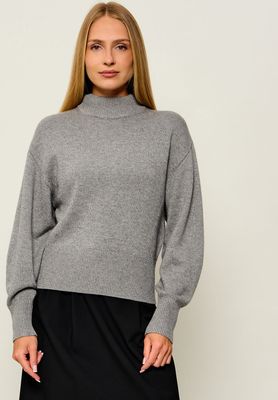 Sweter damski casual HUGO ze sklepu: Gomez Fashion Store w kategorii: Swetry damskie - zdjęcie 874714-BD9-10338_BU265W000063078