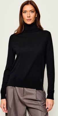 czarny Sweter damski HUGO ze sklepu: Gomez Fashion Store w kategorii: Swetry damskie