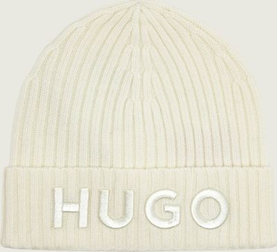 HUGO - Czapka zimowa damska ze sklepu: Gomez Fashion Store w kategorii: Czapki zimowe damskie - zdjęcie 874714-BD9-10338_BU265W000082127