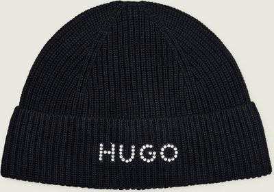 Czapka zimowa damska HUGO ze sklepu: Gomez Fashion Store w kategorii: Czapki zimowe damskie