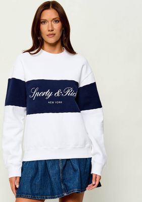 Bluza damska na lato w stylu młodzieżowym Sporty&Rich ze sklepu: Gomez Fashion Store w kategorii: Bluzy damskie - zdjęcie 874714-BD9-10338_TY262W000073004