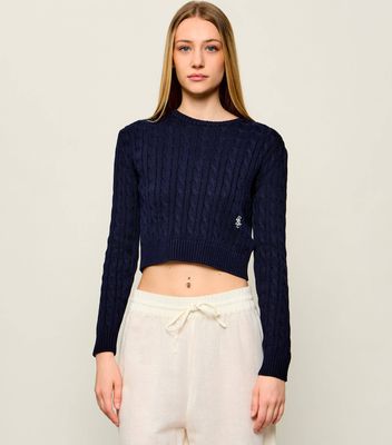 Sweter damski wiosenny Sporty&Rich ze sklepu: Gomez Fashion Store w kategorii: Swetry damskie - zdjęcie 874714-BD9-10338_TY262W000079007