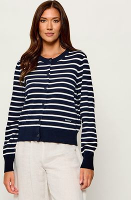 Sweter damski na zimę casual Barbour ze sklepu: Gomez Fashion Store w kategorii: Swetry damskie - zdjęcie 874714-BD9-10338_UR264W000024156