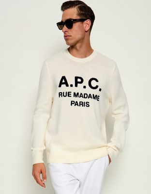 Sweter męski na zimę A.P.C. ze sklepu: Gomez Fashion Store w kategorii: Swetry męskie - zdjęcie 874714-BD9-10338_A3264M000009006