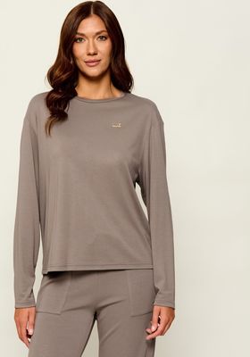 Bluzka damska jesienna EA7 ze sklepu: Gomez Fashion Store w kategorii: Bluzki damskie - zdjęcie 874714-BD9-10338_E7265W000013G72