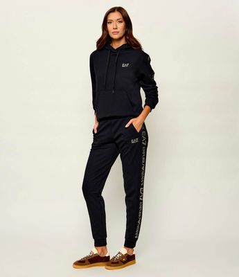 Spodnie damskie w sportowym stylu EA7 ze sklepu: Gomez Fashion Store w kategorii: Spodnie damskie - zdjęcie 874714-BD9-10338_E7265W000028D69