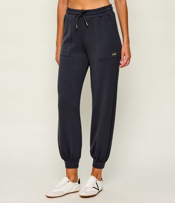 Spodnie damskie jesienne EA7 ze sklepu: Gomez Fashion Store w kategorii: Spodnie damskie - zdjęcie 874714-BD9-10338_E7265W000034E72