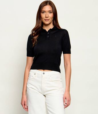 AMI Paris - Bluzka damska na zimę ze sklepu: Gomez Fashion Store w kategorii: Bluzki damskie - zdjęcie 874714-BD9-10338_AI262W000006052