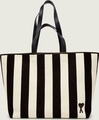 Shopper bag wakacyjna AMI Paris ze sklepu: Gomez Fashion Store w kategorii: Torby Shopper bag - zdjęcie 874714-BD9-10338_AI262W000008058
