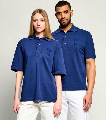 T-shirt męski casual AMI Paris ze sklepu: Gomez Fashion Store w kategorii: T-shirty męskie - zdjęcie 874714-BD9-10338_AI262U000009059
