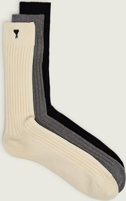 Skarpetki damskie sportowe AMI Paris ze sklepu: Gomez Fashion Store w kategorii: Skarpetki damskie - zdjęcie 874714-BD9-10338_AI262U000031060