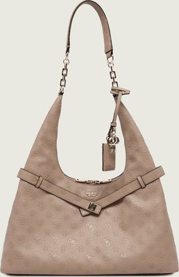Torebka hobo elegancki Guess ze sklepu: Gomez Fashion Store w kategorii: Torebki hobo - zdjęcie 874714-BD9-10338_GU264W000022ZZ6