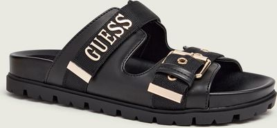 Klapki damskie letnie Guess ze sklepu: Gomez Fashion Store w kategorii: Klapki damskie - zdjęcie 874714-BD9-10338_GU264W000056990