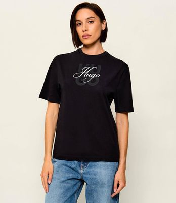 Bluzka damska HUGO ze sklepu: Gomez Fashion Store w kategorii: Bluzki damskie - zdjęcie 874714-BD9-10338_BU264W000054001