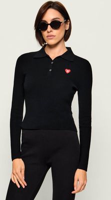 Sweter damski HUGO ze sklepu: Gomez Fashion Store w kategorii: Swetry damskie - zdjęcie 874714-BD9-10338_BU264W000058001