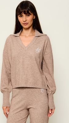 Sweter damski casualowy Liu Jo Sport ze sklepu: Gomez Fashion Store w kategorii: Swetry damskie - zdjęcie 874714-BD9-10338_LS264W000003873