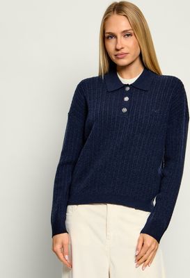 Sweter damski casualowy zimowy Liu Jo ze sklepu: Gomez Fashion Store w kategorii: Swetry damskie - zdjęcie 874714-BD9-10338_LJ264W00000517Q