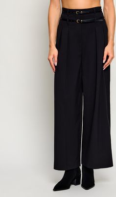 Spodnie damskie jesienne Liu Jo ze sklepu: Gomez Fashion Store w kategorii: Spodnie damskie - zdjęcie 874714-BD9-10338_LJ264W000024222