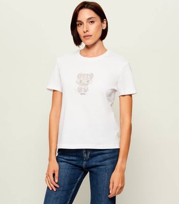 Liu Jo - Bluzka damska na wiosnę ze sklepu: Gomez Fashion Store w kategorii: Bluzki damskie - zdjęcie 874714-BD9-10338_LJ264W00004042Q