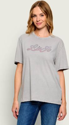 szary Bluzka damska młodzieżowa Liu Jo ze sklepu: Gomez Fashion Store w kategorii: Bluzki damskie