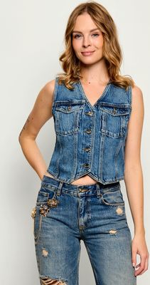 Kamizelka damska casual Liu Jo ze sklepu: Gomez Fashion Store w kategorii: Kamizelki damskie