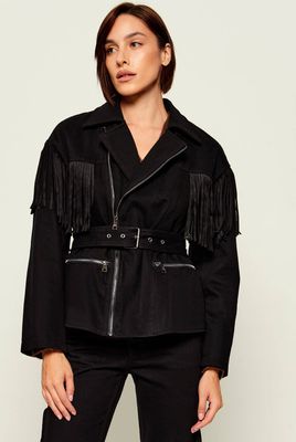 Kurtka damska na jesień casual Liu Jo ze sklepu: Gomez Fashion Store w kategorii: Kurtki damskie - zdjęcie 874714-BD9-10338_LJ264W000071A43