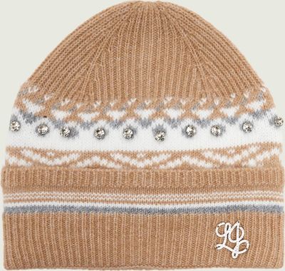 Czapka zimowa damska Liu Jo ze sklepu: Gomez Fashion Store w kategorii: Czapki zimowe damskie - zdjęcie 874714-BD9-10338_LC265W000098O20