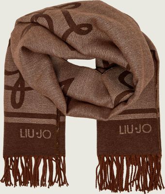 Szalik/chusta Liu Jo ze sklepu: Gomez Fashion Store w kategorii: Szaliki i chusty damskie - zdjęcie 874714-BD9-10338_LC265W000112552