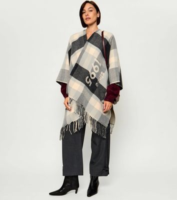 Liu Jo - Ponczo casual jesienne ze sklepu: Gomez Fashion Store w kategorii: Poncza - zdjęcie 874714-BD9-10338_LC265W00011869Q