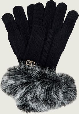 Rękawiczki Liu Jo ze sklepu: Gomez Fashion Store w kategorii: Rękawiczki damskie - zdjęcie 874714-BD9-10338_LC265W000124222