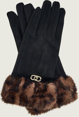 Rękawiczki Liu Jo ze sklepu: Gomez Fashion Store w kategorii: Rękawiczki damskie - zdjęcie 874714-BD9-10338_LC265W000127F93