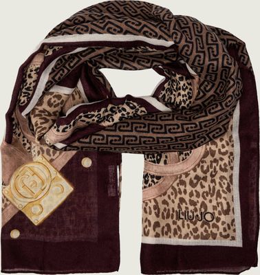 Szalik/chusta Liu Jo ze sklepu: Gomez Fashion Store w kategorii: Szaliki i chusty damskie - zdjęcie 874714-BD9-10338_LC265W000130W10