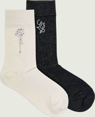 Skarpetki damskie casual Liu Jo ze sklepu: Gomez Fashion Store w kategorii: Skarpetki damskie - zdjęcie 874714-BD9-10338_LC265W00013577Q