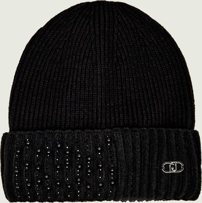 Czapka zimowa damska Liu Jo ze sklepu: Gomez Fashion Store w kategorii: Czapki zimowe damskie - zdjęcie 874714-BD9-10338_LC265W000139222