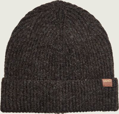 Czapka zimowa damska Liu Jo ze sklepu: Gomez Fashion Store w kategorii: Czapki zimowe damskie - zdjęcie 874714-BD9-10338_LC265W000140K04