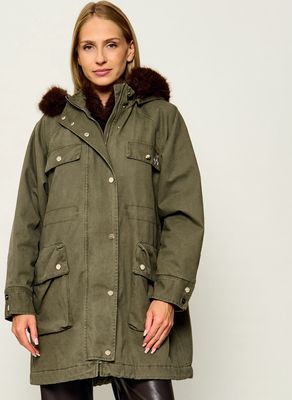 Parka damska jesienna Liu Jo ze sklepu: Gomez Fashion Store w kategorii: Parki damskie - zdjęcie 874714-BD9-10338_LJ264W00008510V