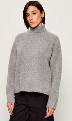 Sweter damski casualowy Liu Jo ze sklepu: Gomez Fashion Store w kategorii: Swetry damskie - zdjęcie 874714-BD9-10338_LJ264W000095050