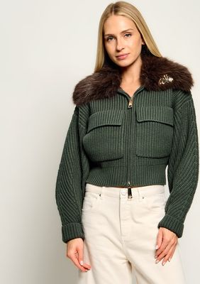 Kurtka damska na jesień casual Liu Jo ze sklepu: Gomez Fashion Store w kategorii: Kurtki damskie - zdjęcie 874714-BD9-10338_LC265W000151953
