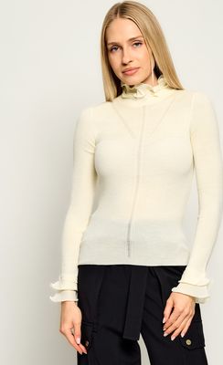Sweter damski Liu Jo ze sklepu: Gomez Fashion Store w kategorii: Swetry damskie - zdjęcie 874714-BD9-10338_LC265W000152701
